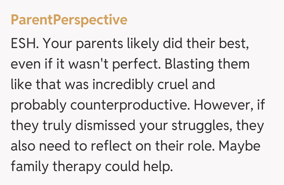 Comentariu de la ParentPerspective