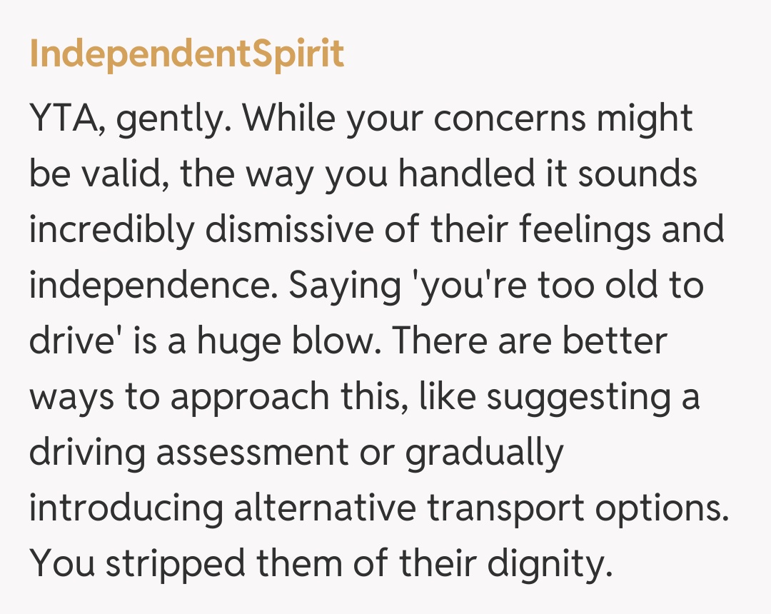 Comentariu de la IndependentSpirit