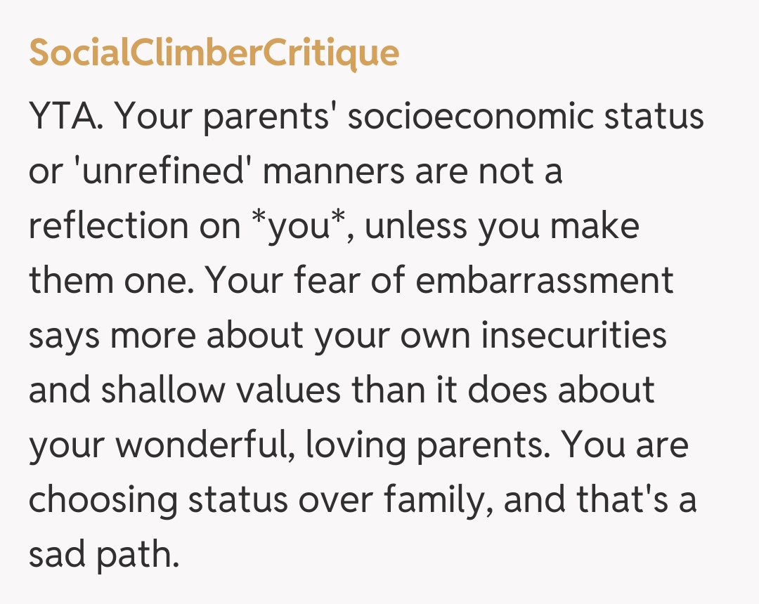 Comentariu de la SocialClimberCritique