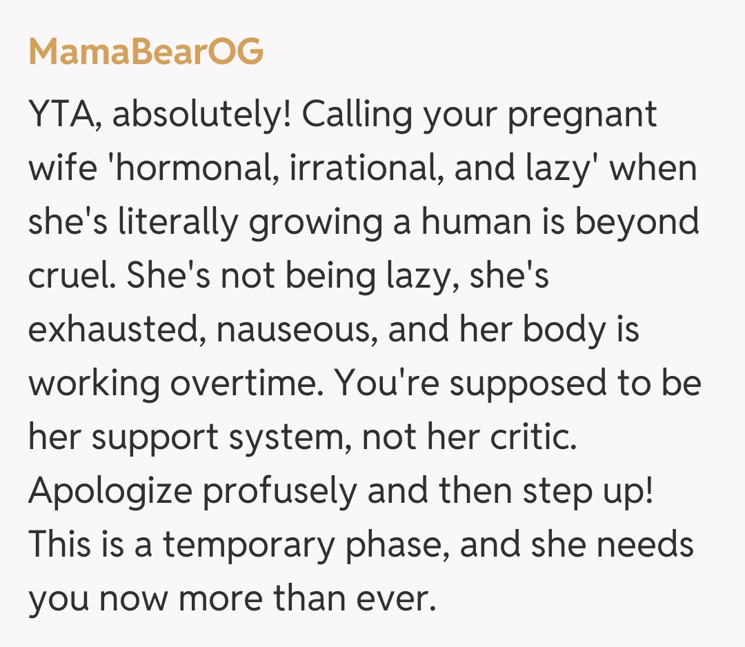 Comentariu de la MamaBearOG