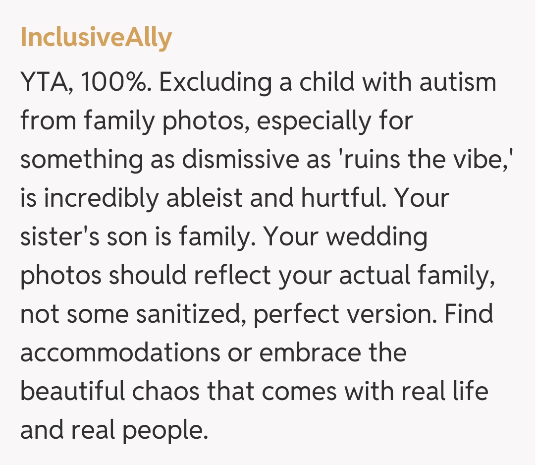 Comentariu de la InclusiveAlly