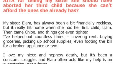 Photo of AITA for telling my sister she should have aborted her third child because she can’t afford the ones she already has?