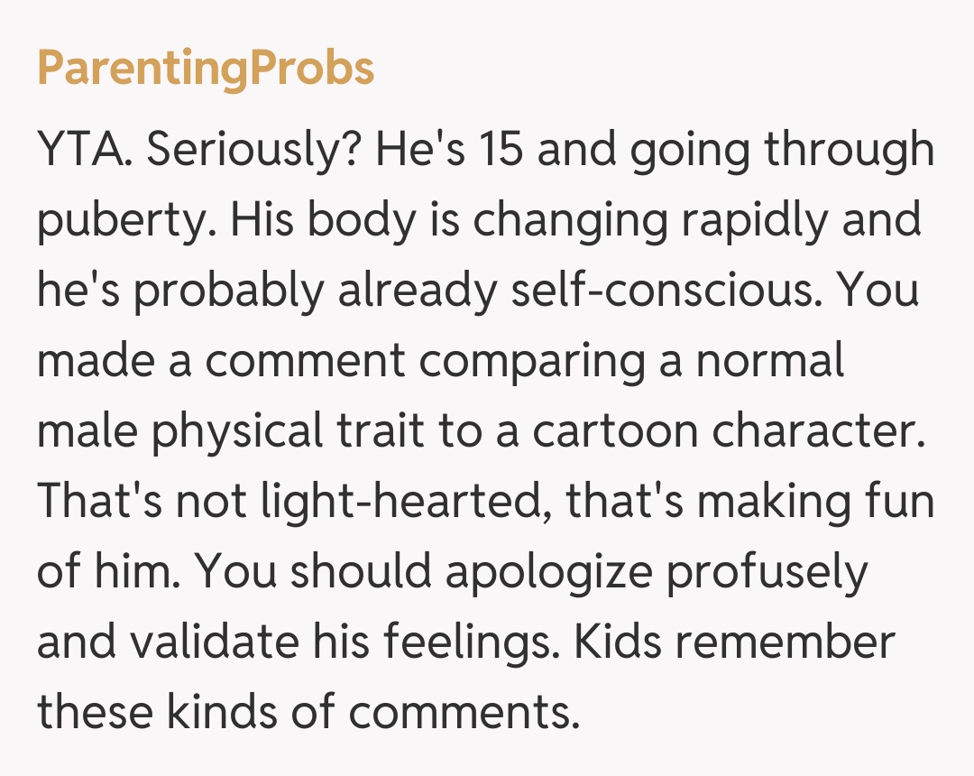 Comentariu de la ParentingProbs