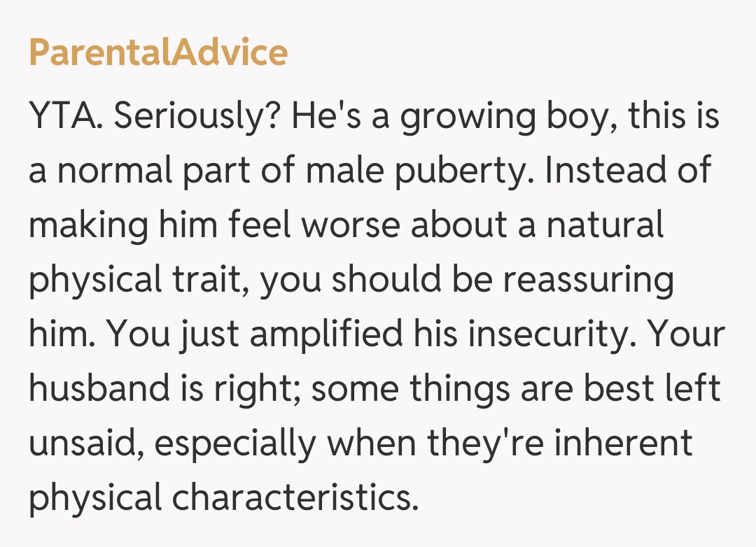 Comentariu de la ParentalAdvice