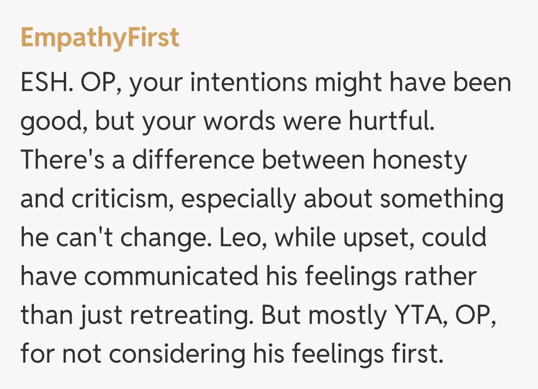 Comentariu de la EmpathyFirst