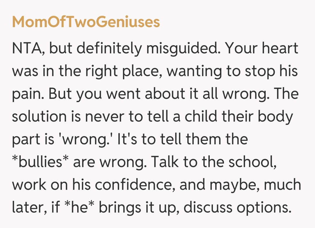 Comentariu de la MomOfTwoGeniuses