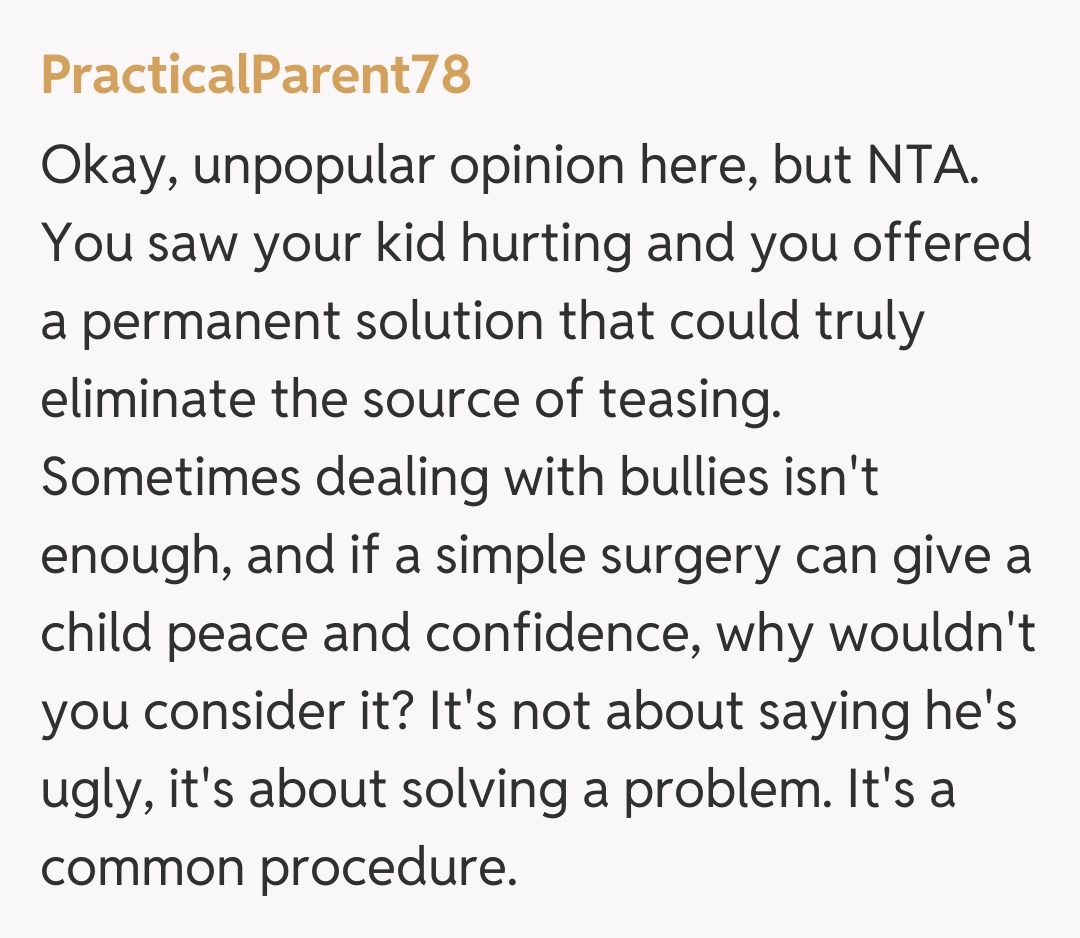 Comentariu de la PracticalParent78