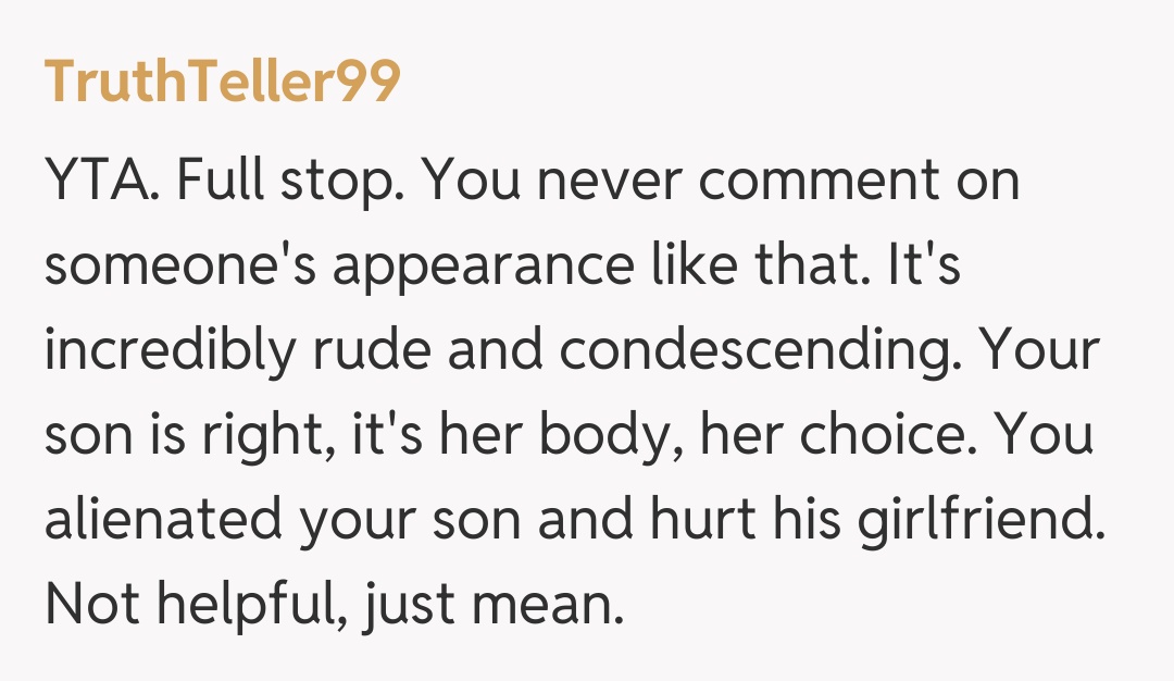 Comentariu de la TruthTeller99