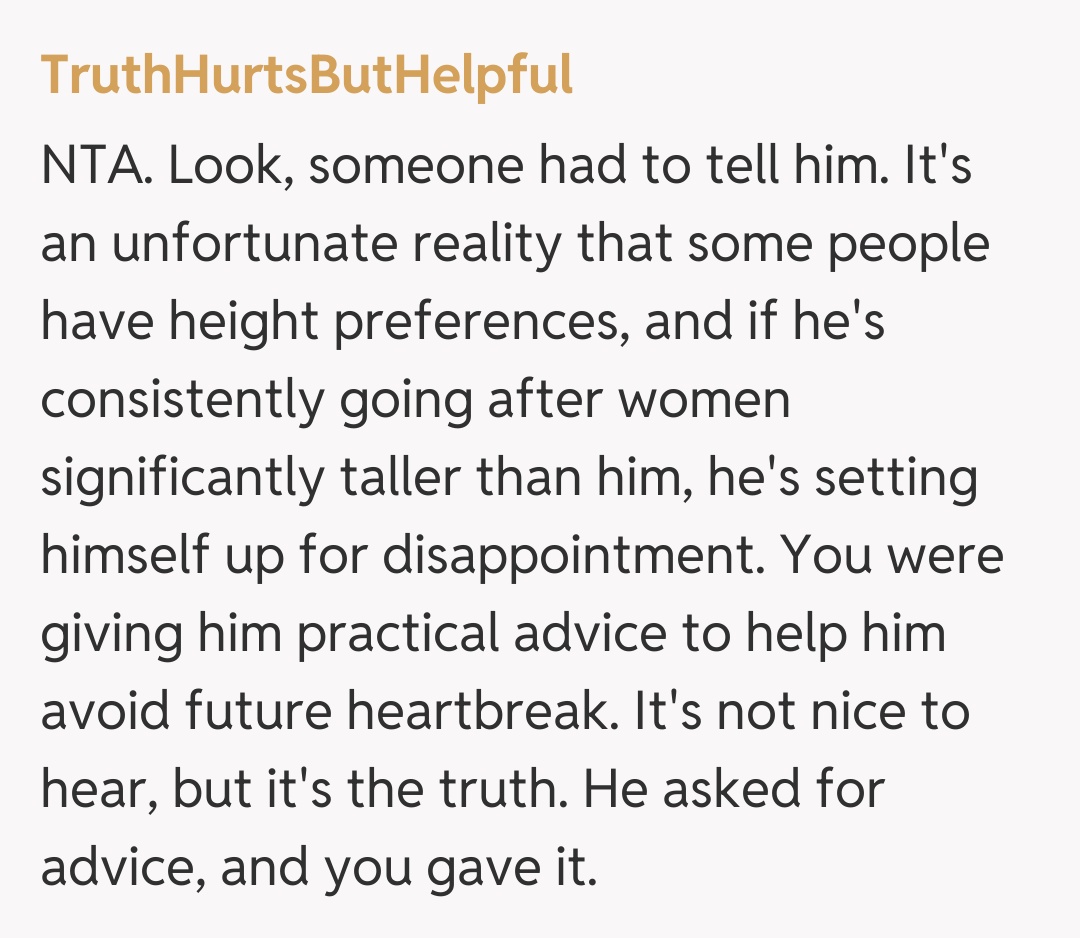 Comentariu de la TruthHurtsButHelpful