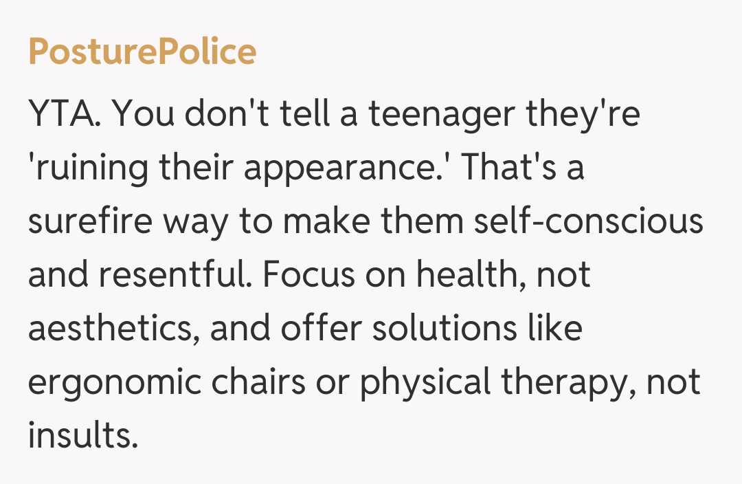 Comentariu de la PosturePolice