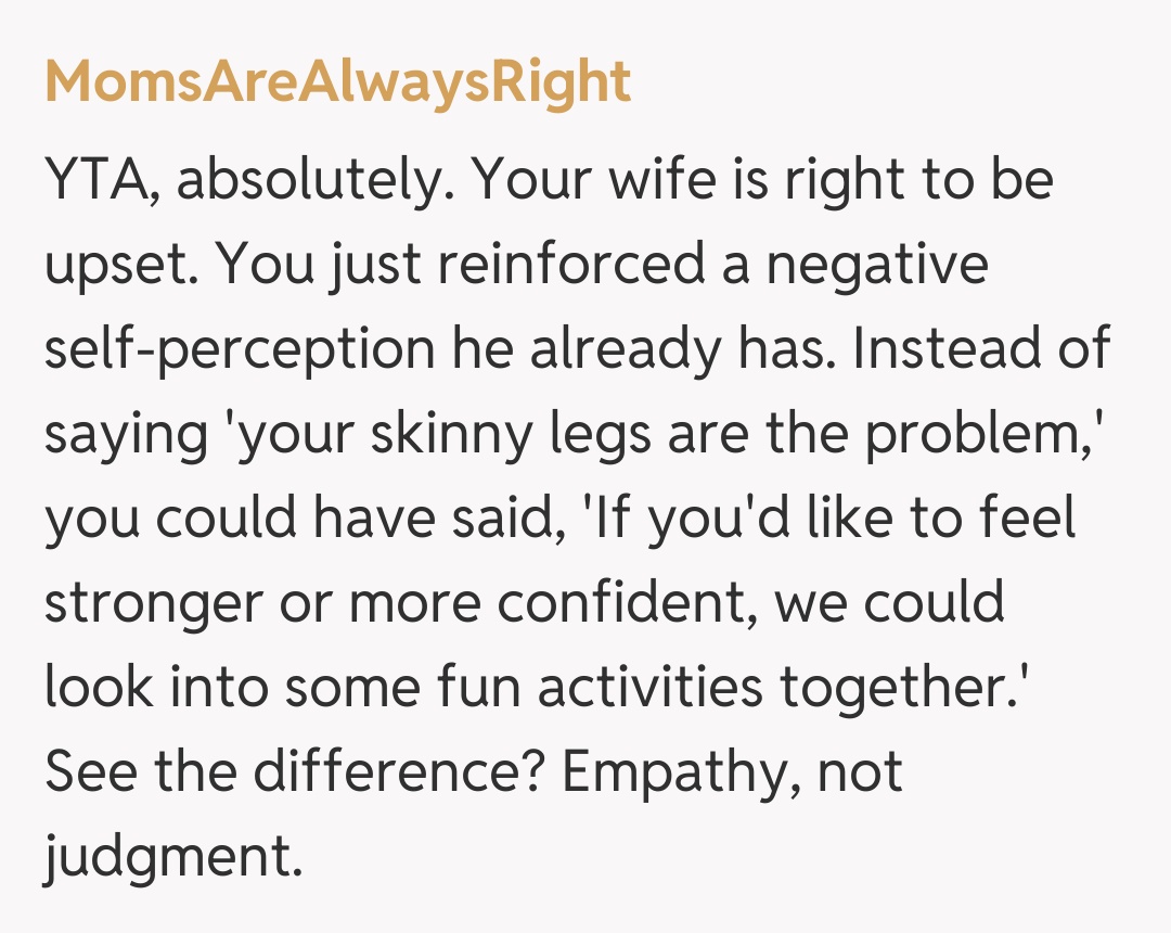 Comentariu de la MomsAreAlwaysRight