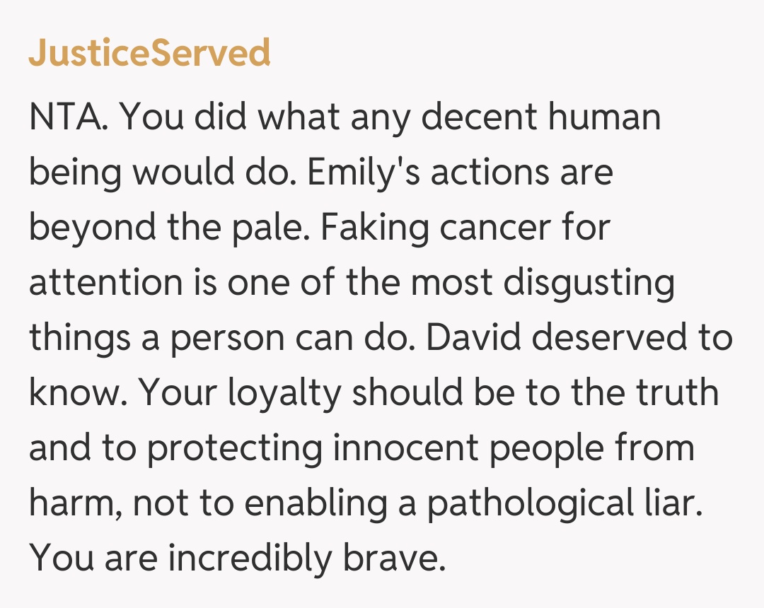 Comentariu de la JusticeServed