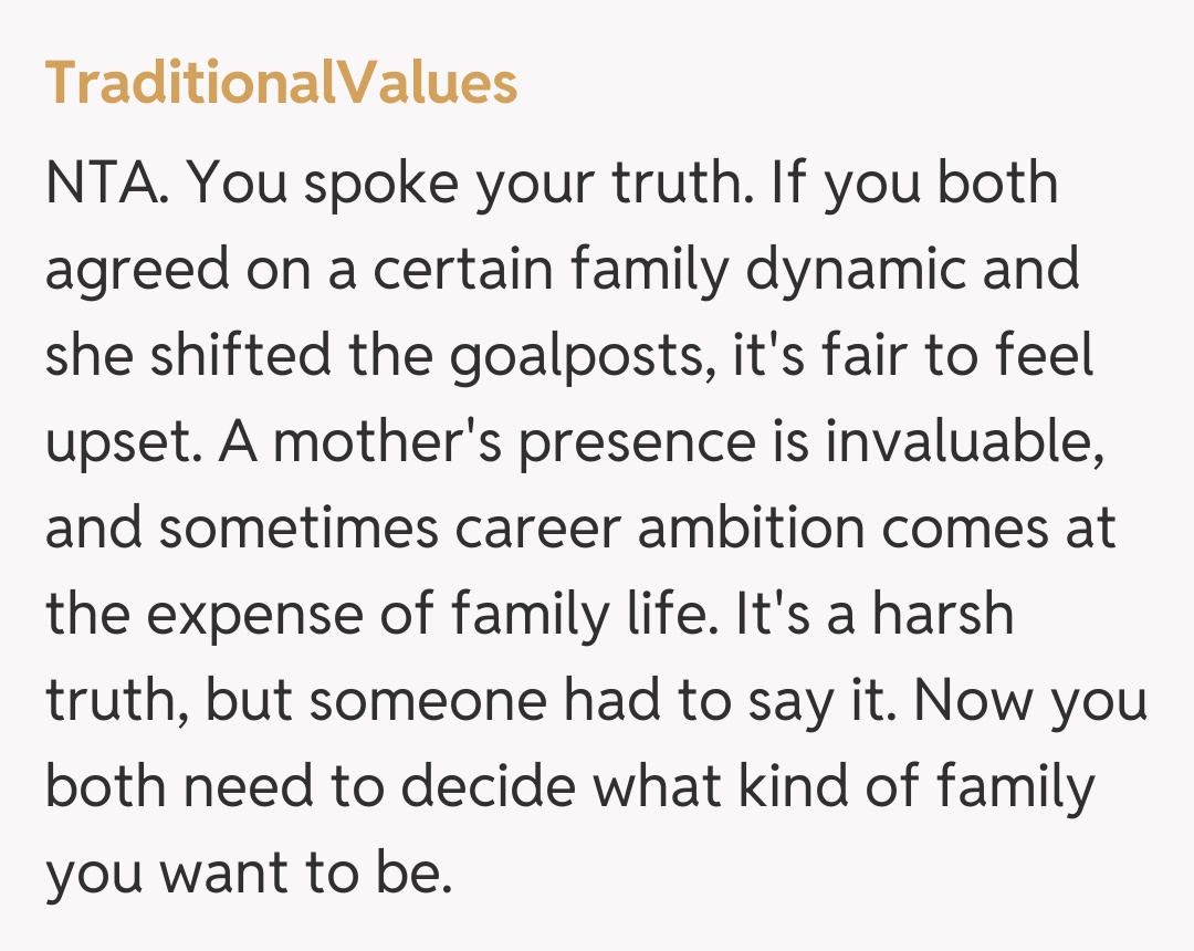 Comentariu de la TraditionalValues