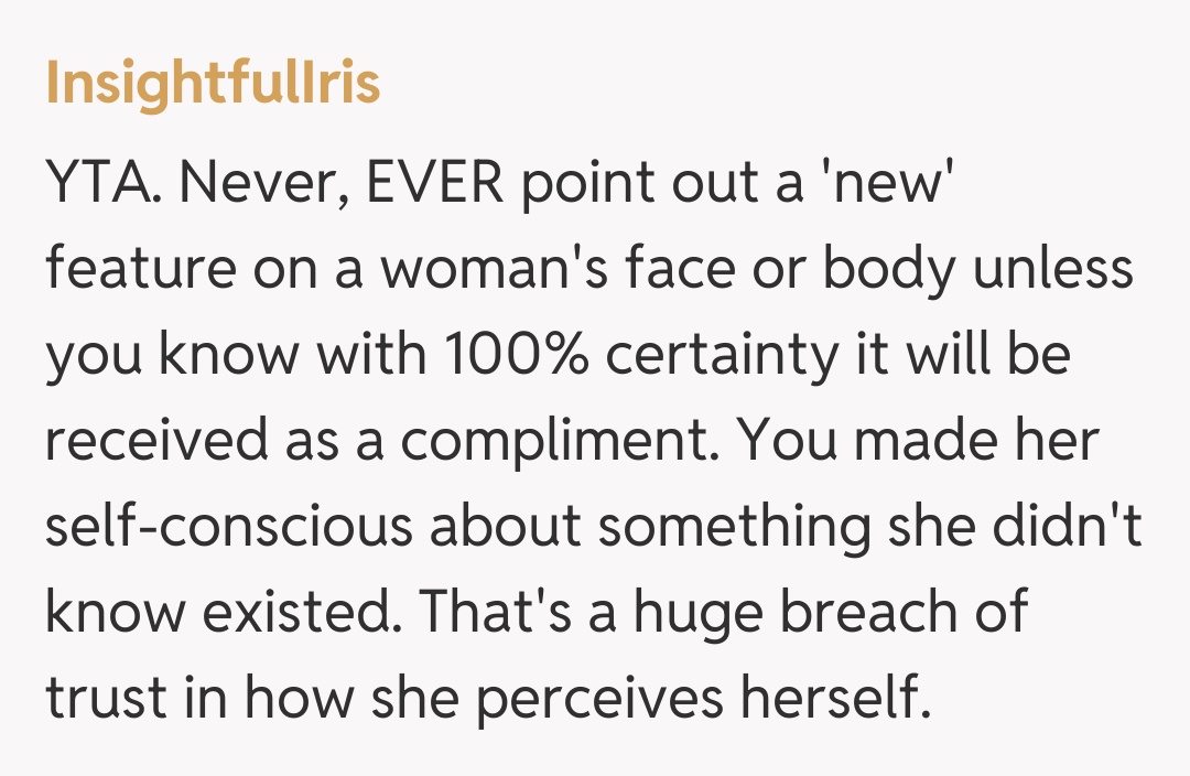 Comentariu de la InsightfulIris