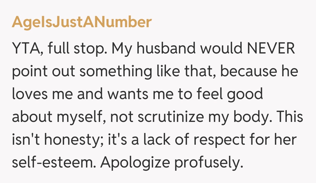 Comentariu de la AgeIsJustANumber