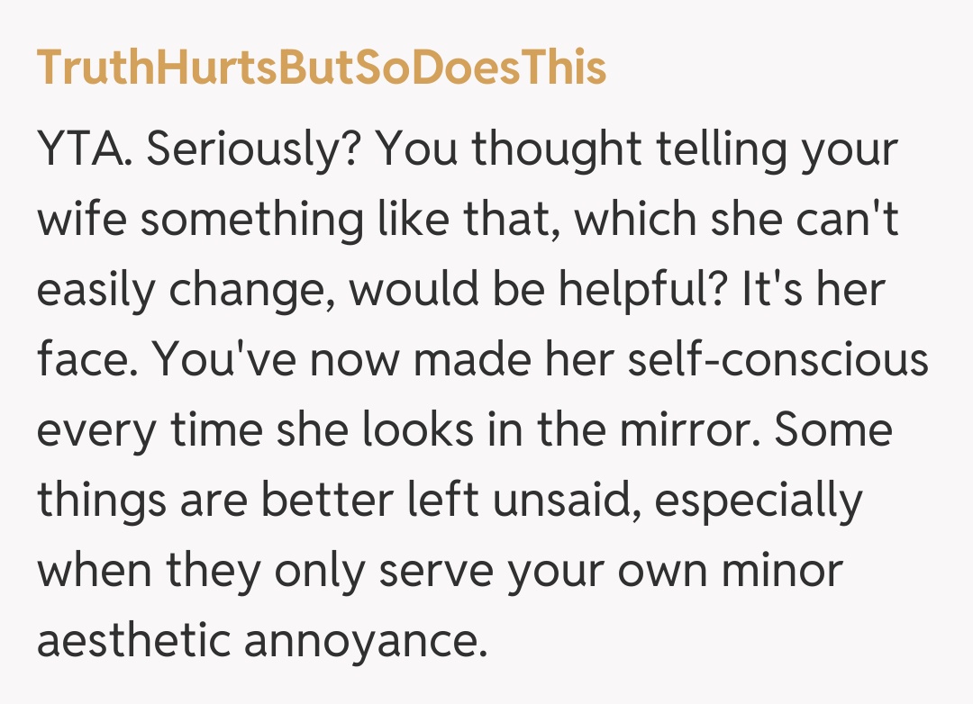 Comentariu de la TruthHurtsButSoDoesThis