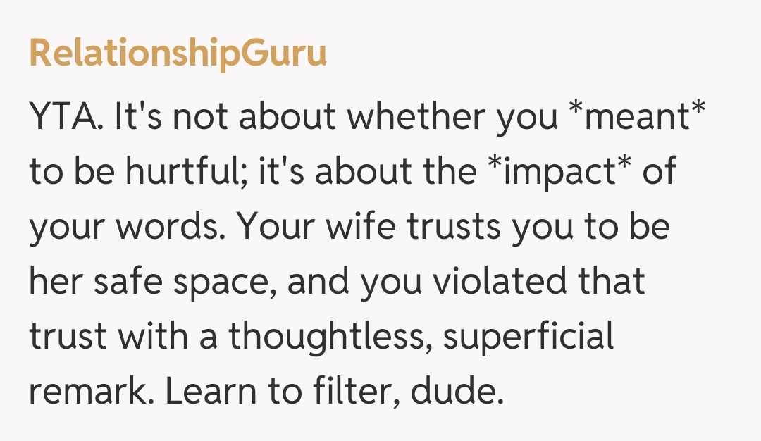 Comentariu de la RelationshipGuru