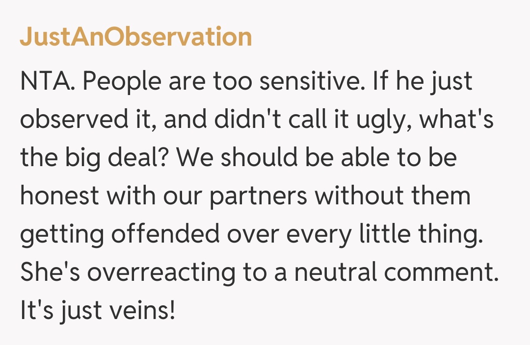 Comentariu de la JustAnObservation