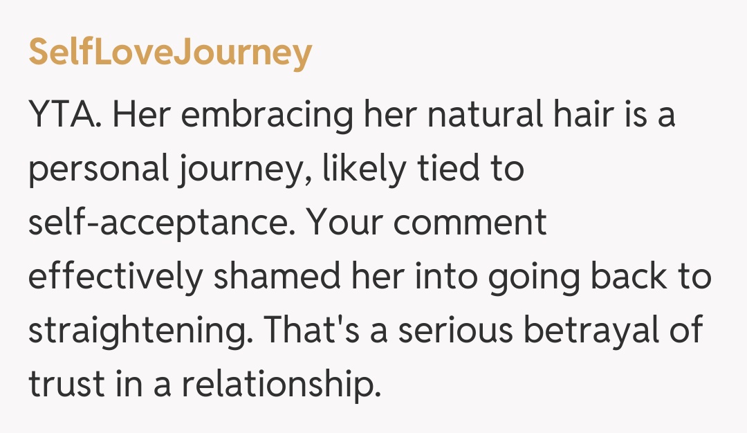 Comentariu de la SelfLoveJourney
