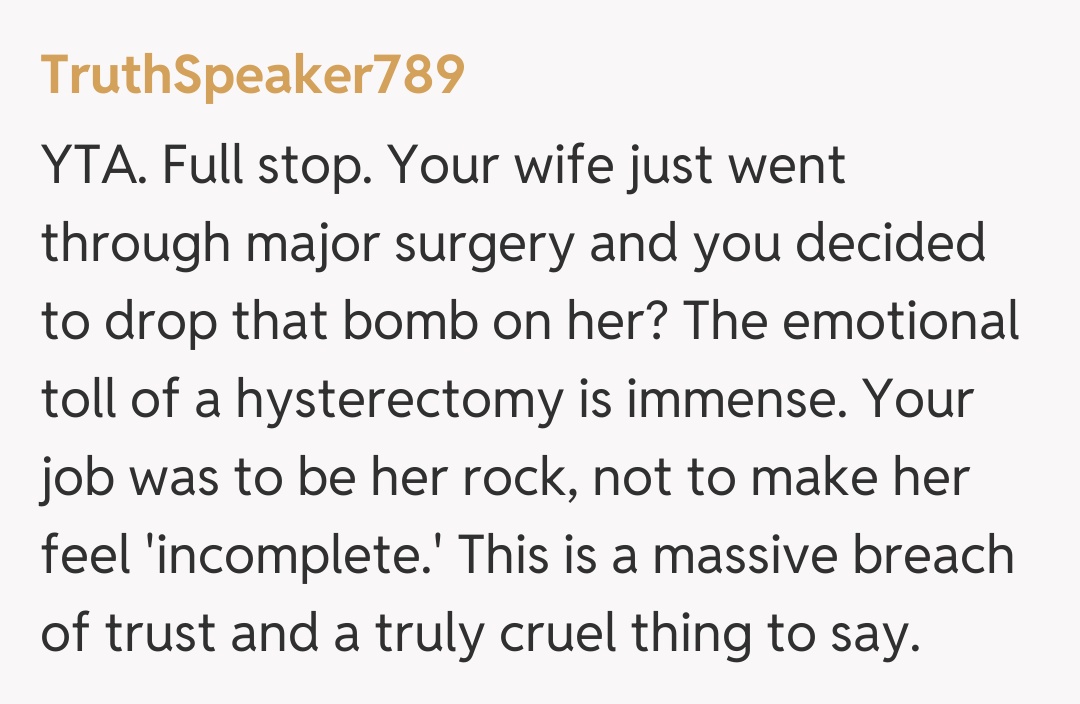 Comentariu de la TruthSpeaker789