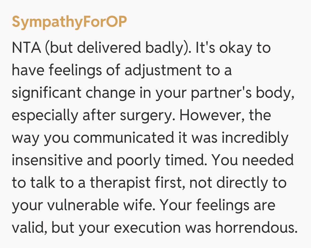 Comentariu de la SympathyForOP