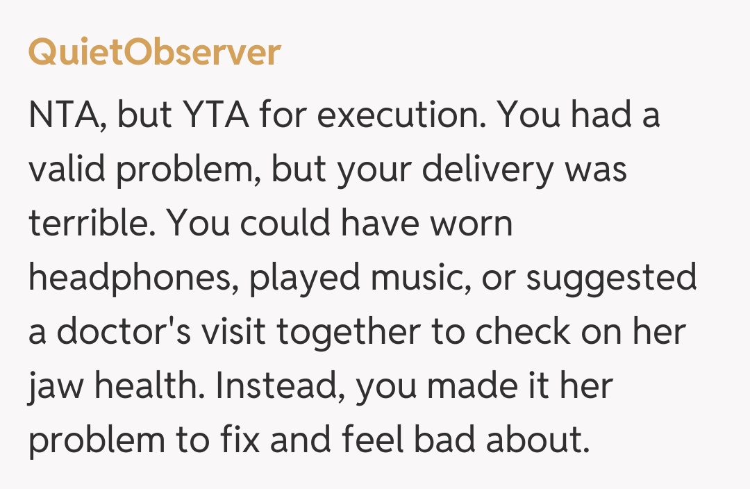 Comentariu de la QuietObserver