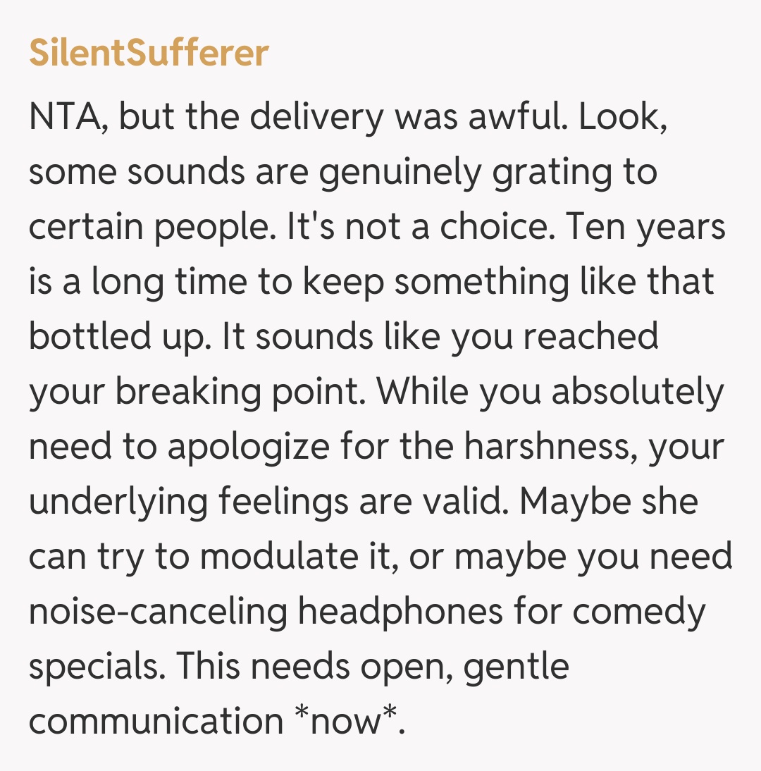 Comentariu de la SilentSufferer