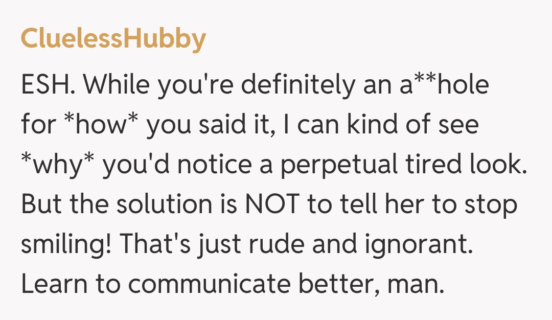 Comentariu de la CluelessHubby