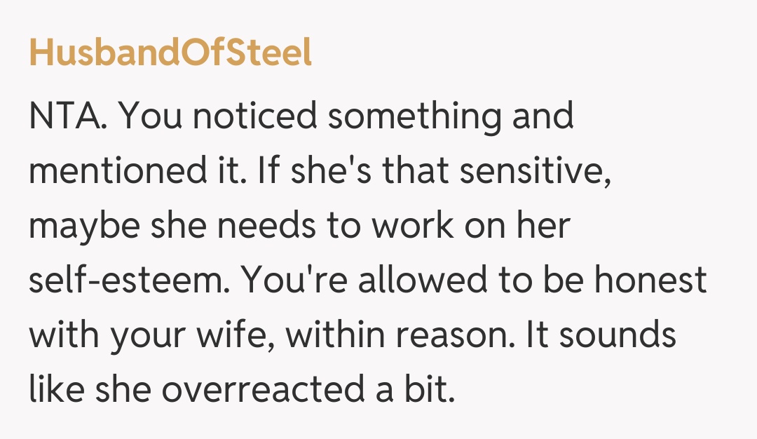 Comentariu de la HusbandOfSteel