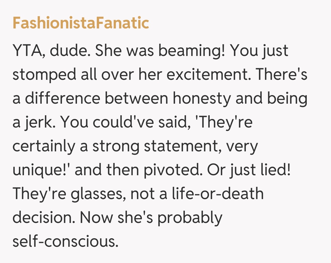 Comentariu de la FashionistaFanatic