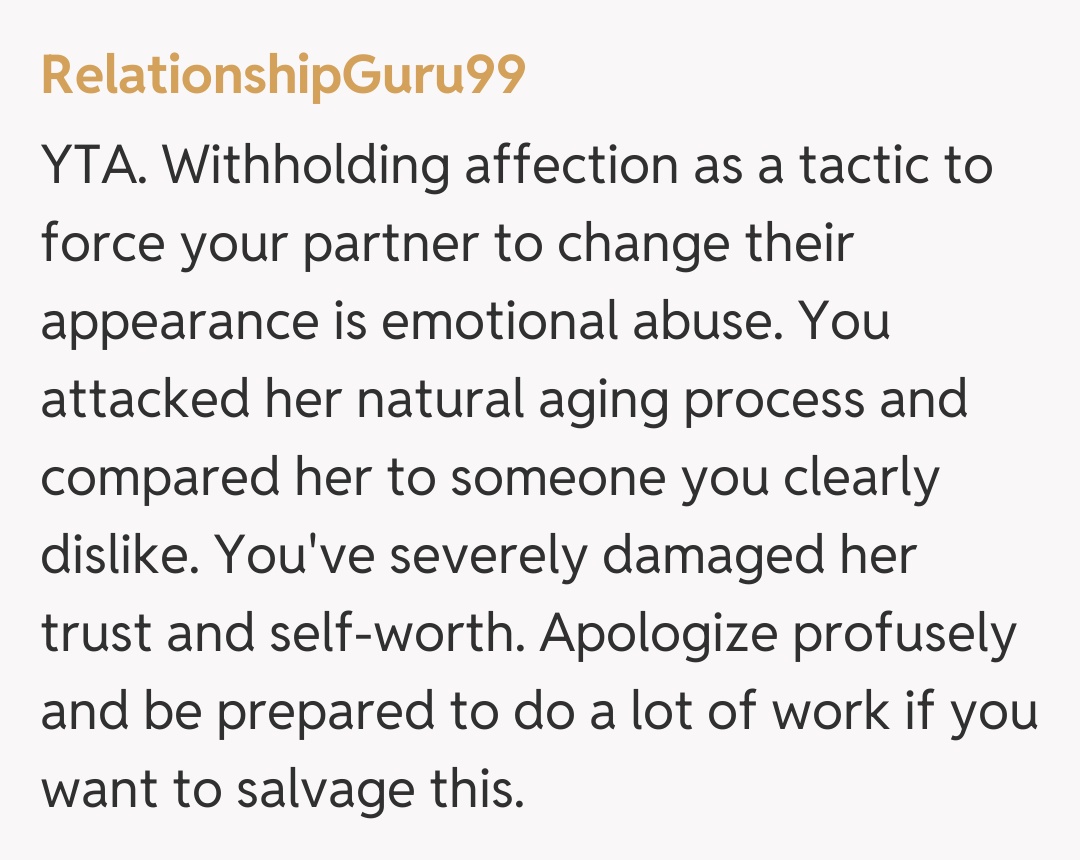 Comentariu de la RelationshipGuru99