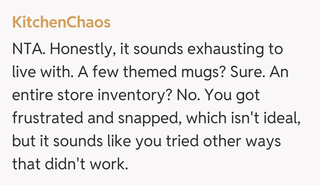 Comentariu de la KitchenChaos