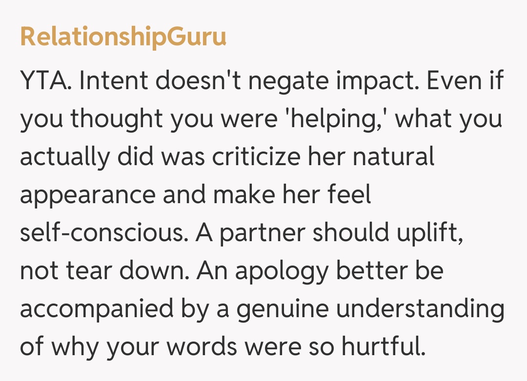 Comentariu de la RelationshipGuru