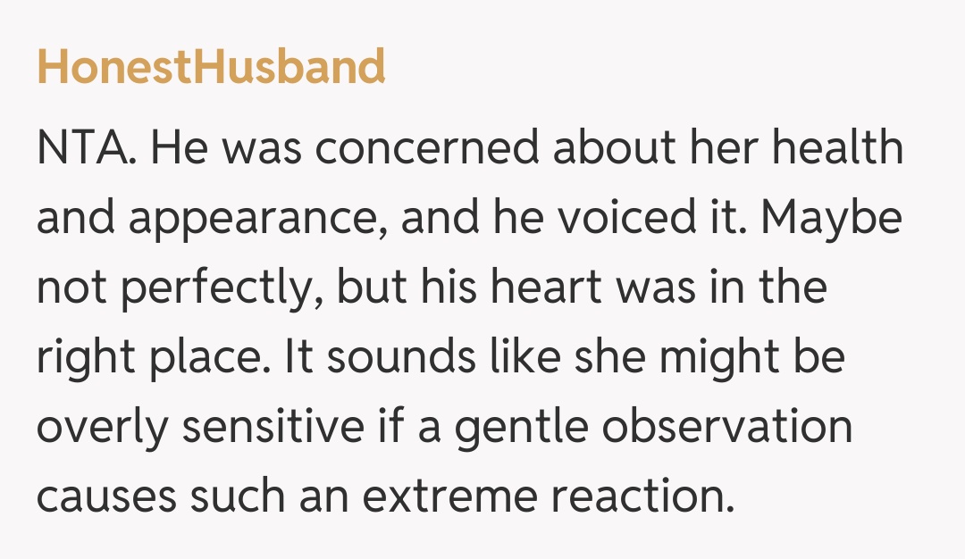 Comentariu de la HonestHusband