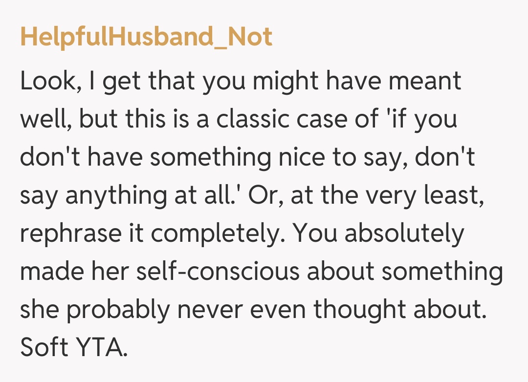 Comentariu de la HelpfulHusband_Not