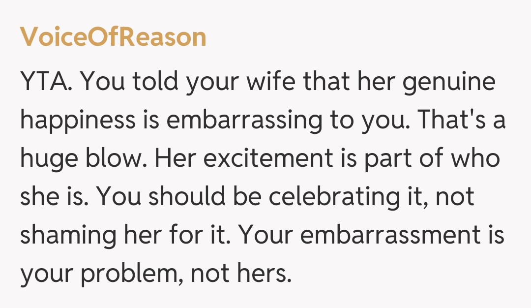 Comentariu de la VoiceOfReason