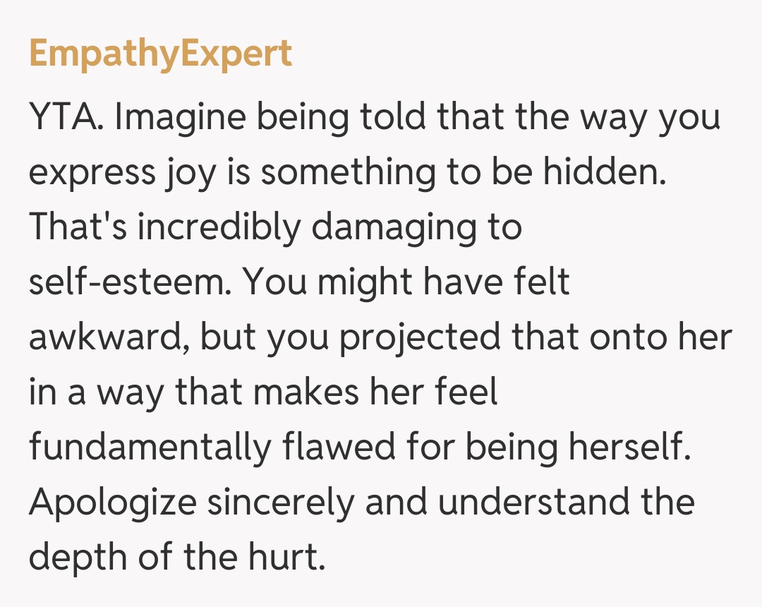 Comentariu de la EmpathyExpert