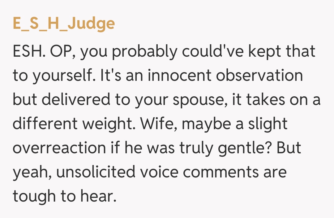 Comentariu de la E_S_H_Judge