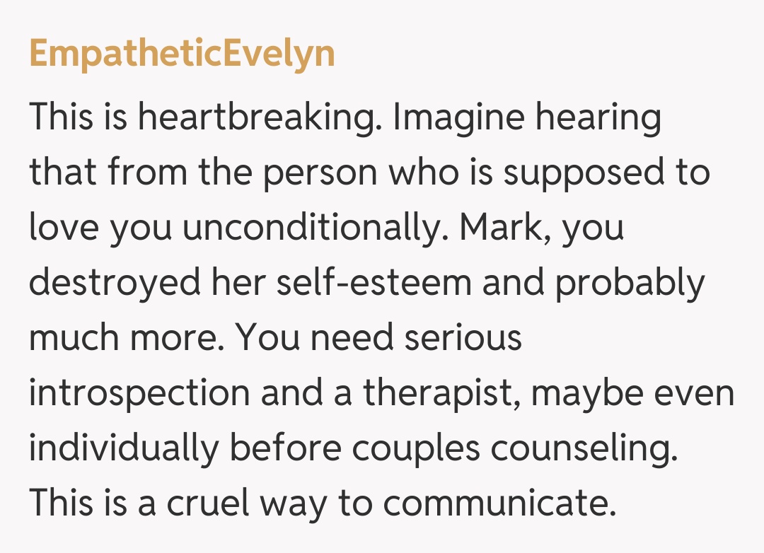 Comentariu de la EmpatheticEvelyn