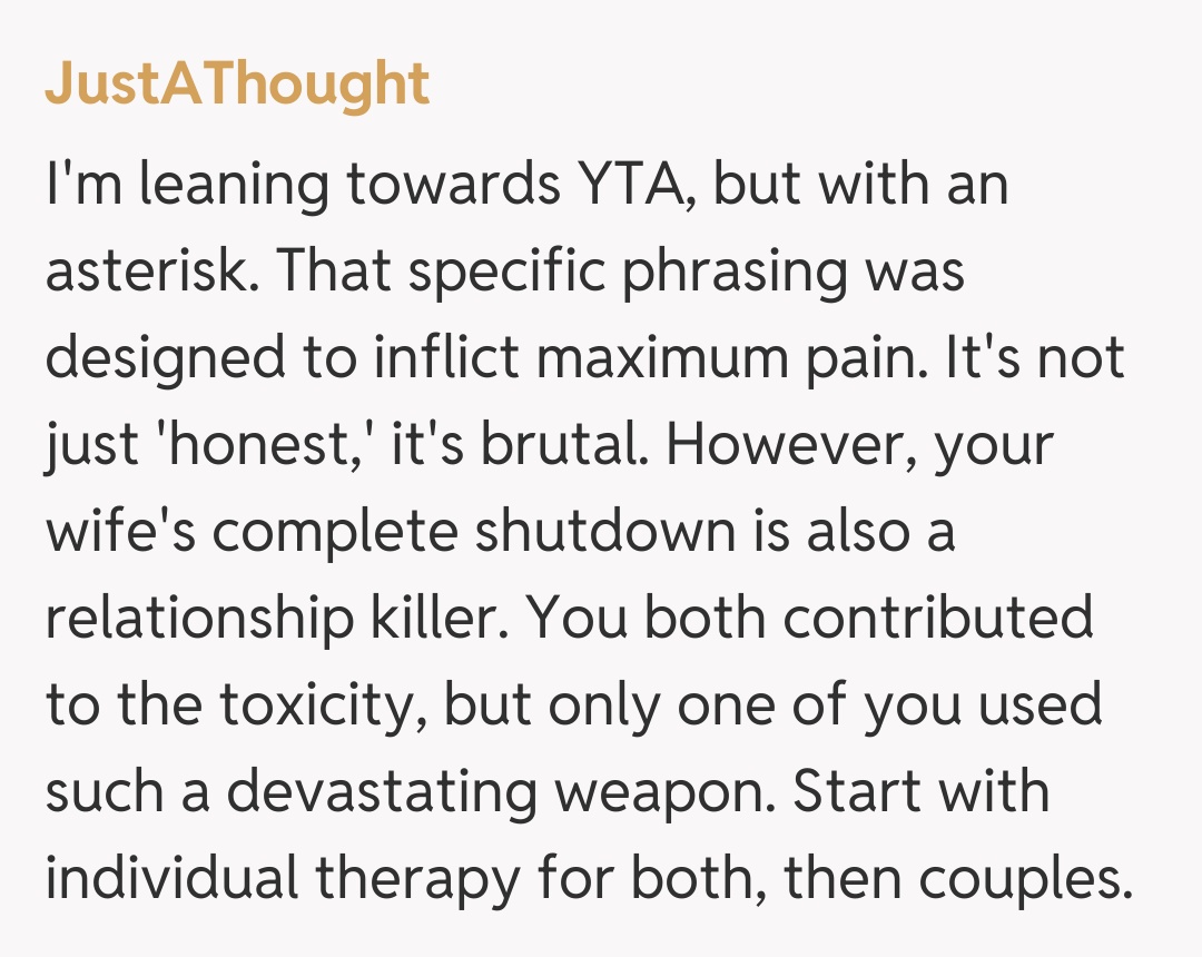 Comentariu de la JustAThought