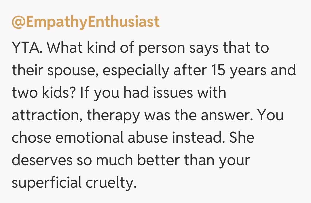 Comentariu de la @EmpathyEnthusiast