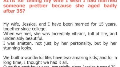 Photo of AITA for telling my wife I wish I had married someone prettier because she aged badly after 35?