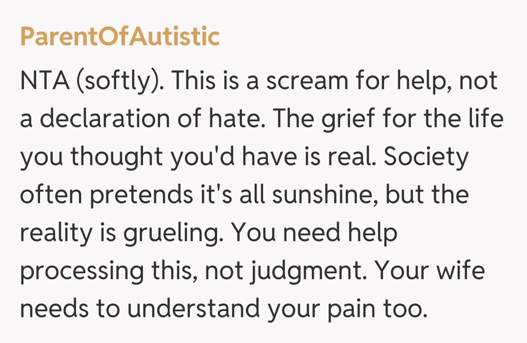 Comentariu de la ParentOfAutistic