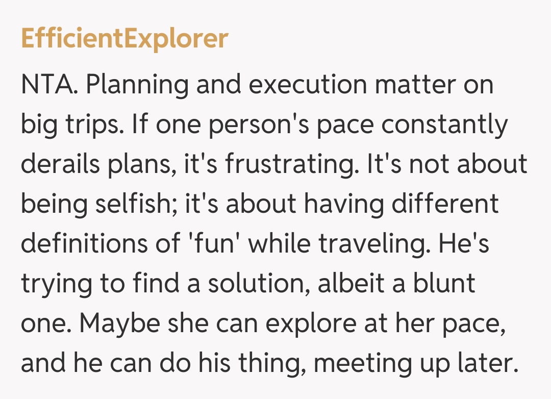 Comentariu de la EfficientExplorer