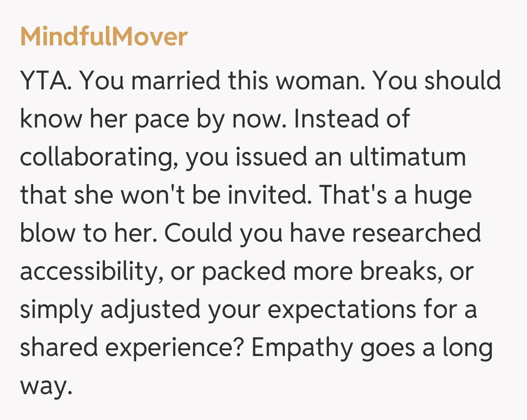 Comentariu de la MindfulMover