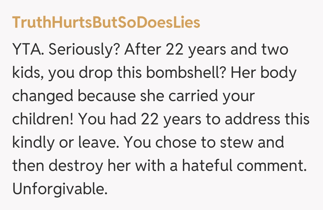 Comentariu de la TruthHurtsButSoDoesLies