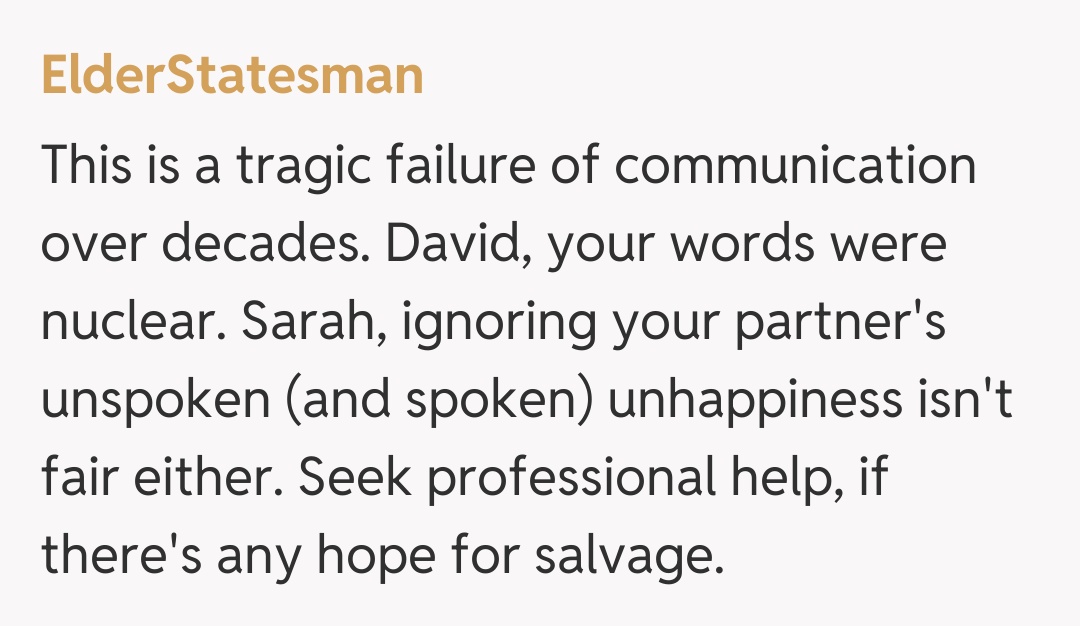 Comentariu de la ElderStatesman