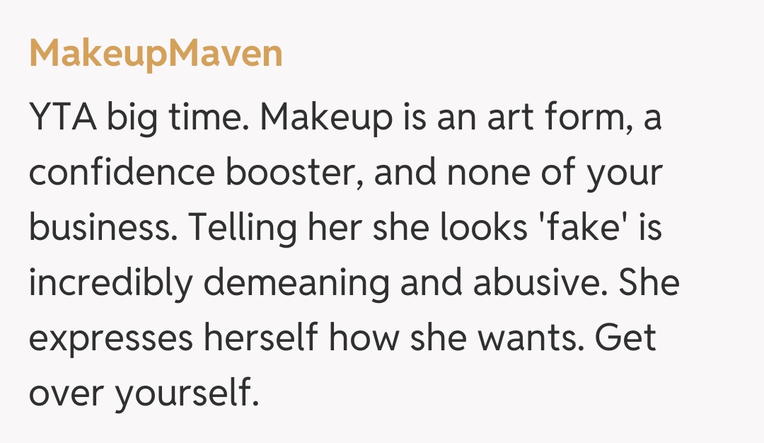 Comentariu de la MakeupMaven