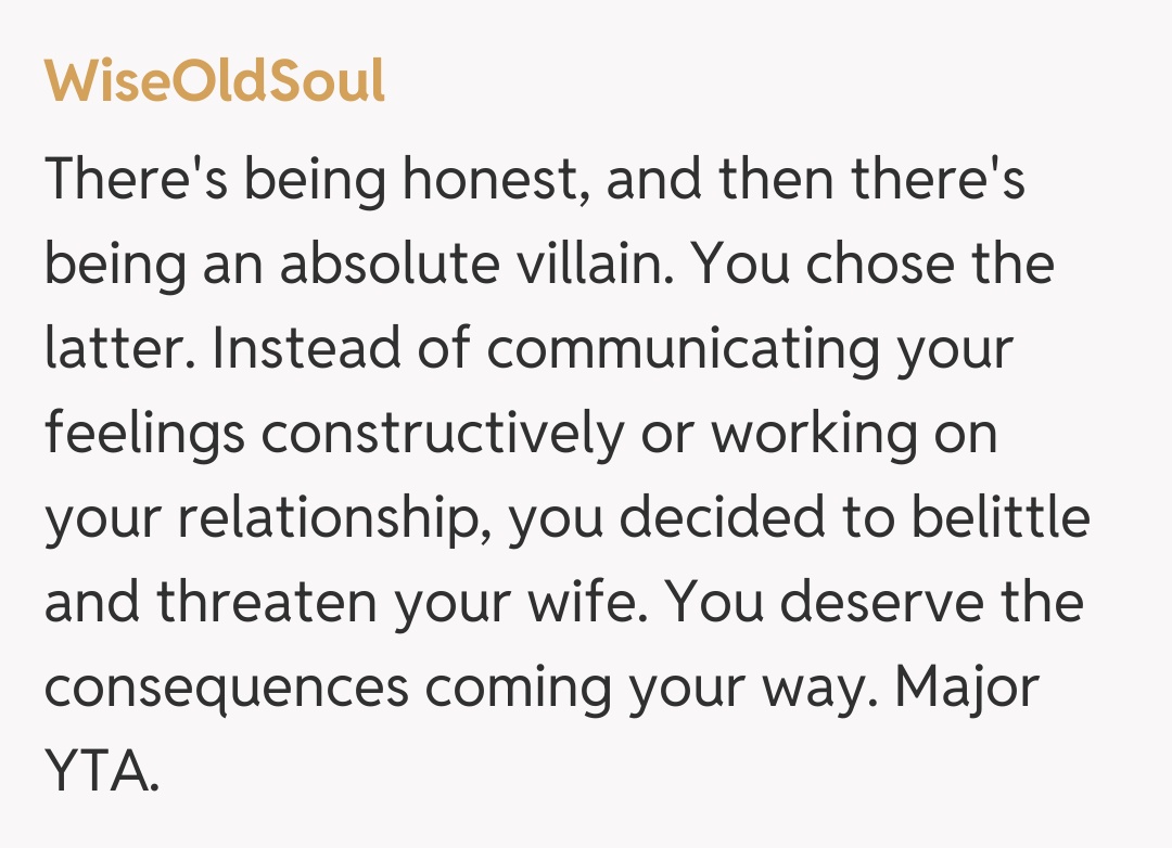 Comentariu de la WiseOldSoul