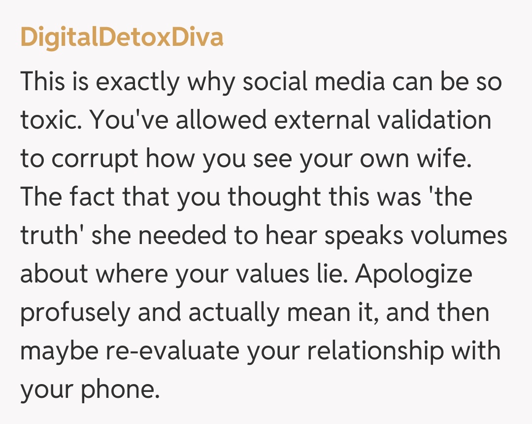 Comentariu de la DigitalDetoxDiva